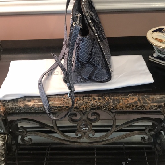 Michael Michael Kors Stella python blue denim mail - Picture 4 of 9